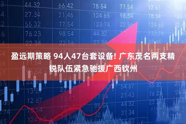 盈远期策略 94人47台套设备! 广东茂名两支精锐队伍紧急驰援广西钦州